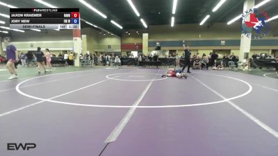 14-96 lbs Semifinal - Jaxon Kraemer, Ranger 47 Wrestling Club vs Jory New, FM Wrestling Club