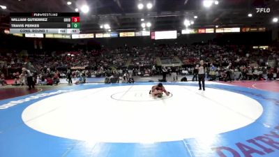 4A 106 lbs Cons. Round 1 - William Gutierrez, Gooding vs Travis Perkes, Snake River