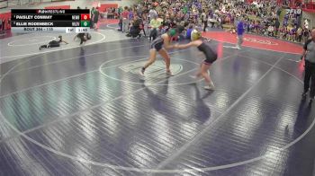 115 lbs Quarterfinal - Paisley Conway, Newberg vs Ellie Rodenbeck, Wilsonville