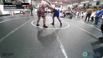 285 lbs Final - Kevin Linville JR, Skiatook Youth Wrestling vs Cooper Kennedy, Vinita Kids Wrestling