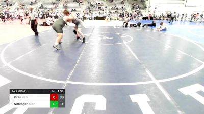 285 lbs Rr Rnd 2 - Joao Pedro Pires, MetroWest United Black vs Josh Nittenger, Buffalo Valley Blue