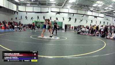 180A Cons. Round 2 - Mickaela Keane, Northern Michigan University vs Loralei Smith, Indiana Tech University