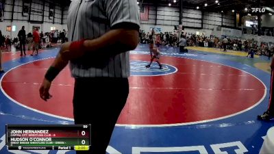 50 lbs Round 4 (6 Team) - John Hernandez, CAPITAL CITY WRESTLING CLUB vs Hudson O`Connor, GREAT BRIDGE WRESTLING CLUB - GREEN