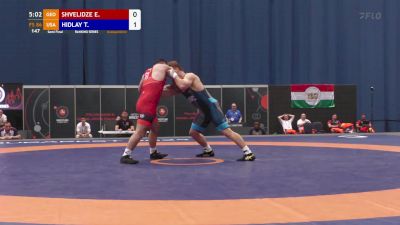 86 kg Semi Final - Trent Hidlay, USA vs Evsem Shvelidze, GEO