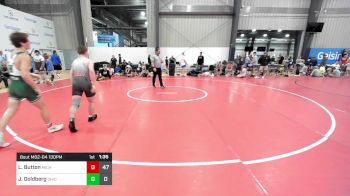 155 lbs Rr Rnd 4 - Lane Button, Michigan Grapplers vs Jared Goldberg, Ohio Titan