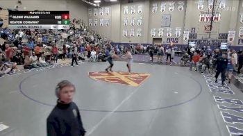 215 lbs Cons. Round 2 - Glenn Williams, Memphis Univ. Sch. vs Keaton Conaway, Independence