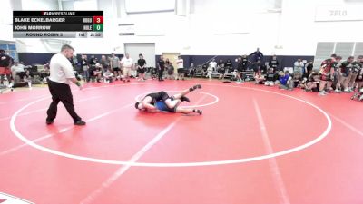 160 lbs Round Robin 3 - Blake Eckelbarger, Rogue Wrestling Club-HS vs John Morrow, Nolensville-HS