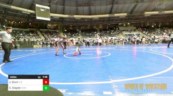 100 lbs Round Of 32 - Jace Blum, The Best Wrestler vs Owen Slagter, 512 Outlaw Wrestling