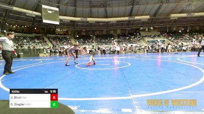 100 lbs Round Of 32 - Jace Blum, The Best Wrestler vs Owen Slagter, 512 Outlaw Wrestling