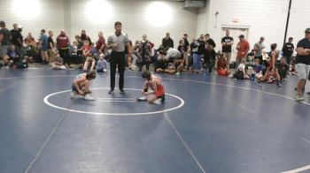 70 lbs Round Of 32 - Bennett Dawson, OK vs Wyatt Eastman, NY