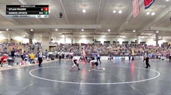 AA 126 lbs Cons. Round 3 - Damian Aponte, Houston High School vs Dylan Frazier, Oakland High School