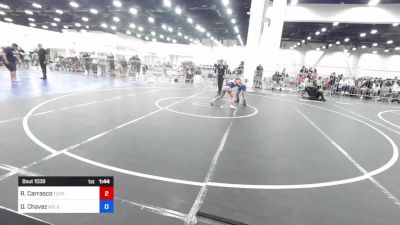 66 lbs Consolation - Riley Carrasco, Tucson Cyclones vs Davina Chavez, Gold Rush Wr Ac
