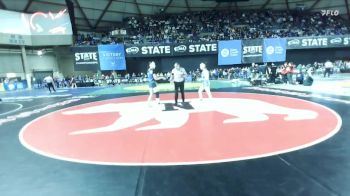 Girls 3A 140 lbs Champ. Round 1 - Stephany Lopez, Federal Way (Girls) vs Julianna Jones, Mountain View (Girls)