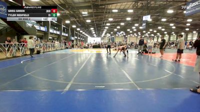 138 lbs Rr Rnd 3 - Greg Green, Journeymen Wrestling Red vs Tyler Redfield, Flickr Boyz Daifugo