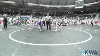 73 lbs Consi Of 8 #2 - Ryker Roedenbeck, Tahlequah Wrestling Club vs Hendrix Henley, Chickasha Youth Wrestling
