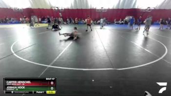 155-156 A Round 3 - Joshua Hock, Geneseo vs Carter Henschel, West Bend East