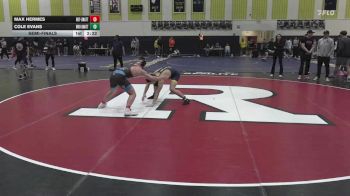 165 lbs Semifinal - Max Hermes, Rutgers-Unattached vs Cole Evans, WVU Unattached