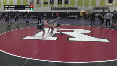 165 lbs Semifinal - Max Hermes, Rutgers-Unattached vs Cole Evans, WVU Unattached