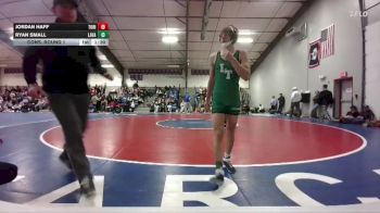 126 lbs Cons. Round 1 - Ryan Small, Lander Valley vs Jordan Haff, Tongue River