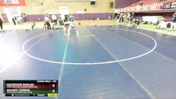 125 lbs 5th Place Match - Mackenzie English, Westlake High School Wrestling vs Keanna Conrad, Team Idaho Wrestling Club