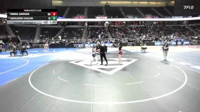 107 lbs Champ. Round 1 - Emma Greene, Niagara Wheatfield-6 vs Ashleigh Cialini, East Rochester-5