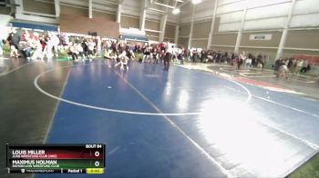 45 lbs Cons. Round 3 - Louis Miller, Juab Wrestling Club (JWC) vs Maximus Holman, Payson Lion Wrestling Club