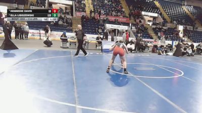 114 lbs Final - Kennedie Davis, Bridgewater-Raynham vs Ella Libiszewski, Ludlow