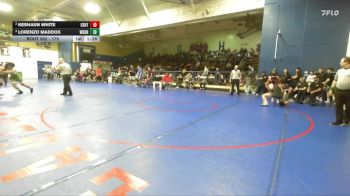 175 lbs Semifinal - Lorenzo Maddox, Woodbridge vs Keshaun White, Centennial (Corona)