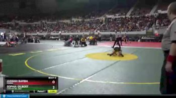 114 lbs Semifinal - Sophia Gilbert, Canyon Del Oro vs Jussiah Bamba, Peoria