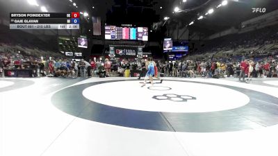 215 lbs Champ. Rd Of 64 - Bryson Poindexter, OK vs Gaje Glavan, MI
