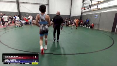 126 lbs Champ. Round 1 - Jaxon McAtee, Askeo International Mat Club vs Axel Castro, Mt Adams Wrestling Club