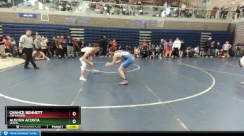 160 lbs Quarterfinal - Austen Acosta, Acosta vs Chance Bennett, 208 Badgers