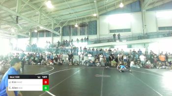 69 lbs Quarterfinal - Josiah Kim, Rancho Bernardo WC vs Cruz Allen, San Clemente