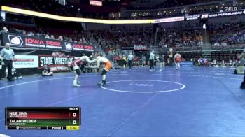 2A-150 lbs Cons. Round 4 - Talan Weber, Charles City vs Nile Sinn, Williamsburg