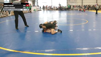 76 lbs Round 2 - 10:30am Friday - Vinny Foster, PA USA vs Joseph Rhodes, Terps Xtreme