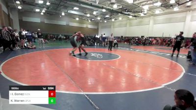 195 lbs Round Of 32 - Isaac Gomez, Glendora vs Keith Warren, Upland