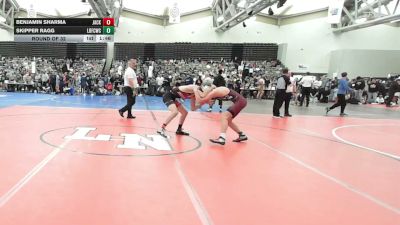 140-I lbs Round Of 32 - Benjamin Sharma, Jackson Township vs Skipper Ragg, Lions Den FCWC