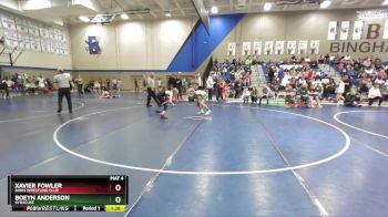 96 lbs Champ. Round 2 - Xavier Fowler, Davis Wrestling Club vs Boeyn Anderson, Syracuse