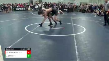 106 lbs Quarterfinal - Carter Schumacher, Eaton Rapids Youth WC vs Jayden Barnes, Waterford WC