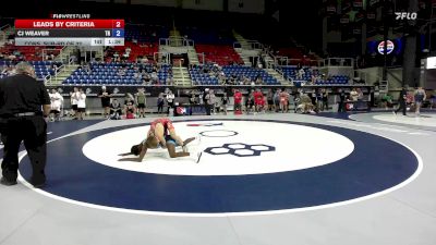 100 lbs Cons. Sub-rd Of 32 - Gabe Brough, OH vs CJ Weaver, TN
