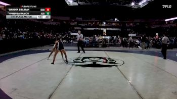 Girls 100 lbs 5th Place Match - Vanessa Ramos, Albuquerque vs Dakota Billiman, Grants
