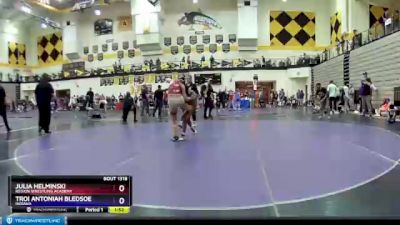 120 lbs Semifinal - Julia Helminski, Region Wrestling Academy vs Troi Antoniah Bledsoe, Indiana