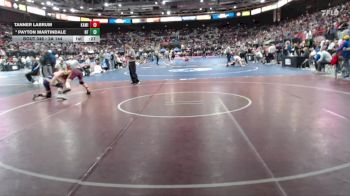 3A 144 lbs Cons. Round 3 - Payton Martindale, North Fremont vs Tanner Labrum, Kamiah