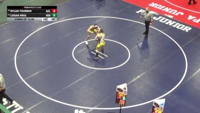 147 lbs Consi Of 16 #2 - Dylan Thurber, Butler vs Logan Krul, Avonworth