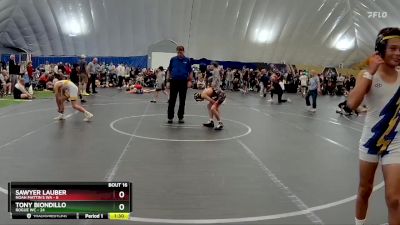 92 lbs Round 4 (8 Team) - Tony Biondillo, Rogue WC vs Sawyer Lauber, Noah Mattin`s WA