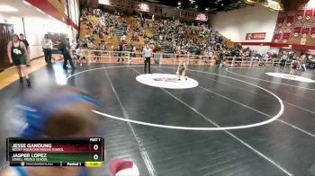 84 lbs Cons. Semi - Jasper Lopez, Lovell Middle School vs Jesse Ganoung, Rocky Mountain Middle School