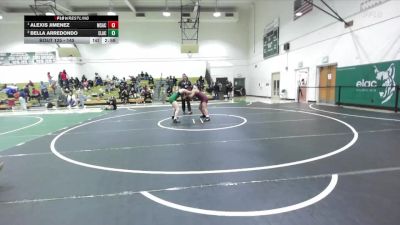 145 lbs 1st Place Match - Alexis Jimenez, Mt. San Antonio College vs Bella Arredondo, East Los Angeles College