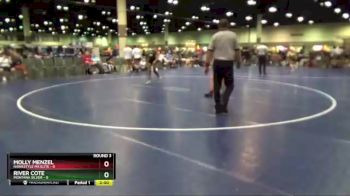 100 lbs Round 3 (8 Team) - Molly Menzel, Hawkstyle MX Elite vs River Cote, Montana Silver