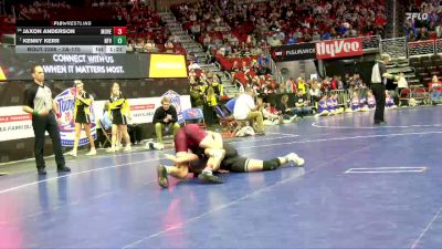 2A-175 lbs Cons. Round 2 - Kenny Kerr, North Fayette Valley vs Jaxon Anderson, Mount Vernon