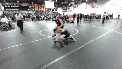 106 lbs Champ. Round 2 - Kevin Martinez, Western vs Julian Bermudez, Heritage